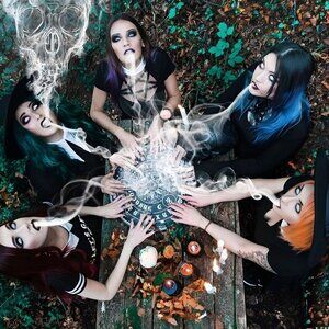 Killstar ✦ Spiritus Round Spirit Board ✦ Celestial Sun & Moon w/ Planchette NWT